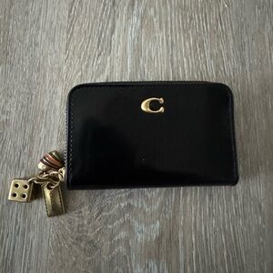 Essential Small Zip Around Wallet with Charms